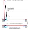 Люк под плитку ПЕРИМЕТР 700х800 мм напольный, коробом (незаполняемый, с амортизаторами и фиксирующими элементами)