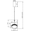 Подвесной светильник Maytoni El MOD041PL-L15TR3K