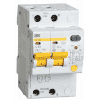Дифференциальный автоматический выключатель IEK АД12М 2Р С16 30мА MAD12-2-016-C-030