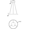 Подвесной светильник Maytoni Rim MOD058PL-L22BK