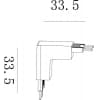 Коннектор CN-SWG-SLIM-WH-TL