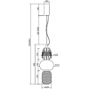 Подвесной светильник Maytoni Pattern MOD267PL-L28CH3K