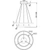 Подвесной светильник Maytoni Rim MOD058PL-L55BSK