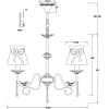 Подвесная люстра Freya Fable FR5122PL-05WG