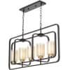 Подвесная люстра Lumina Deco Indivia LDP 1238-5 BK+MD